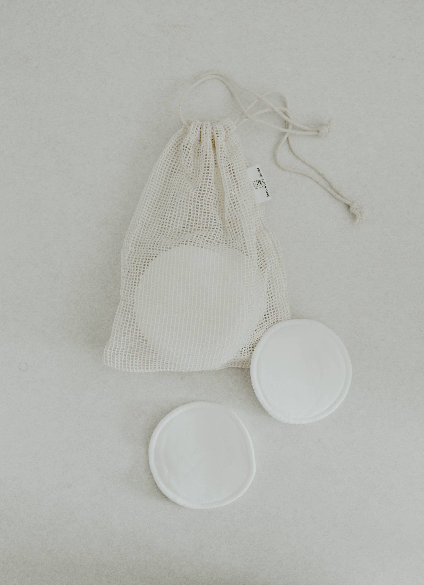 Zero Waste MVMT - Reusable Makeup Remover Pads | Bamboo Cotton (12x Rounds)