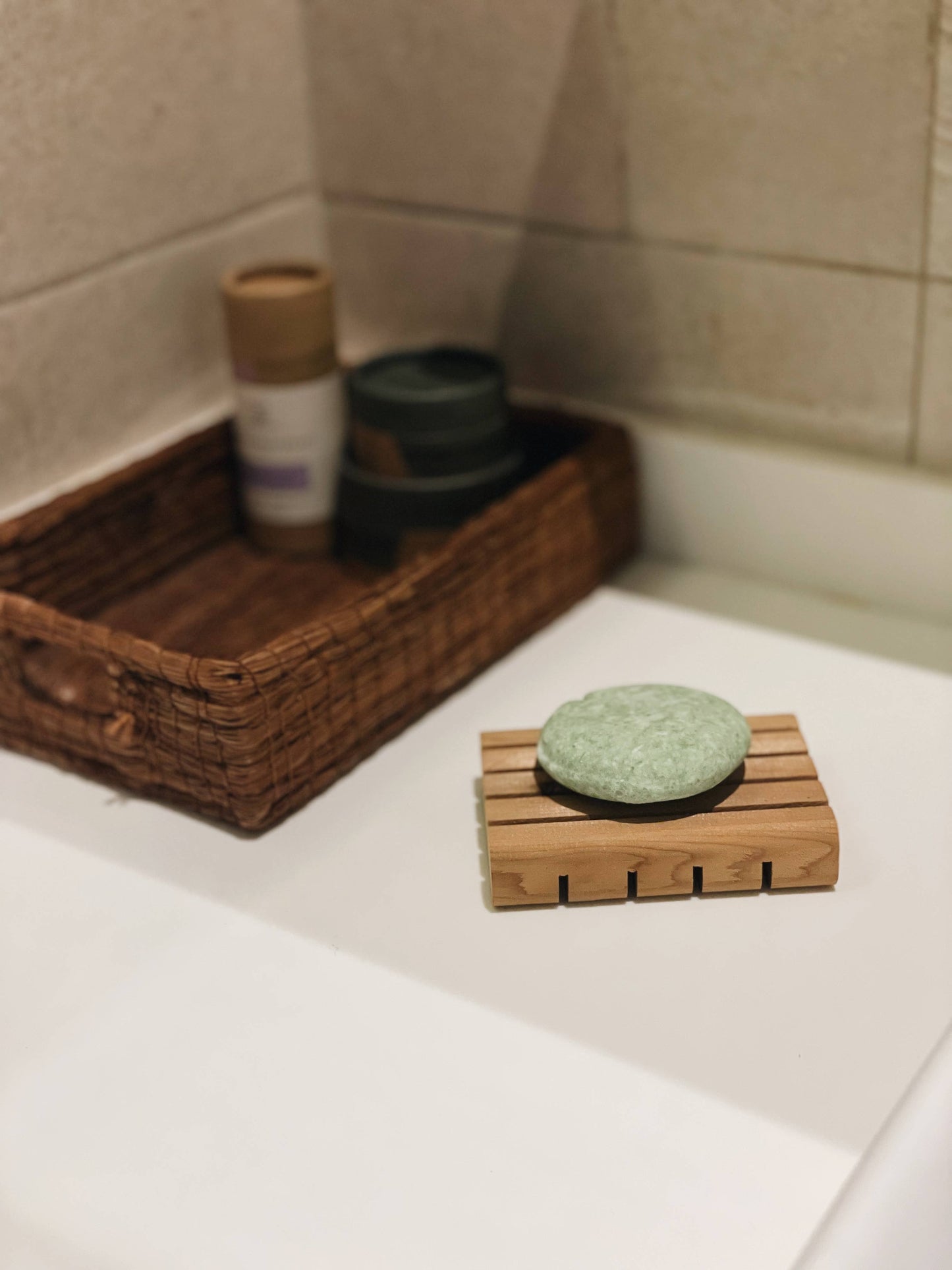 Zero Waste MVMT - Cedar Soap Tray | Zero Waste Handmade Soap Dish